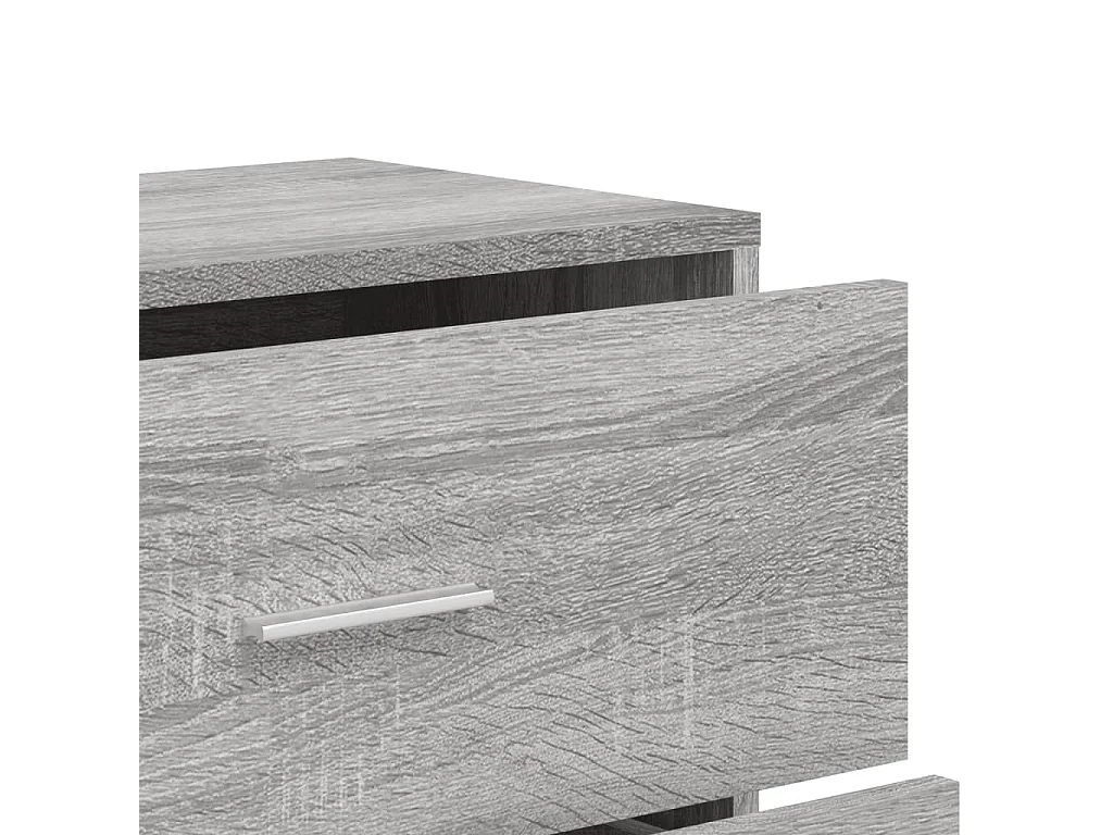 Buffet sonoma gris 60x31x84 bois d'ingénierie