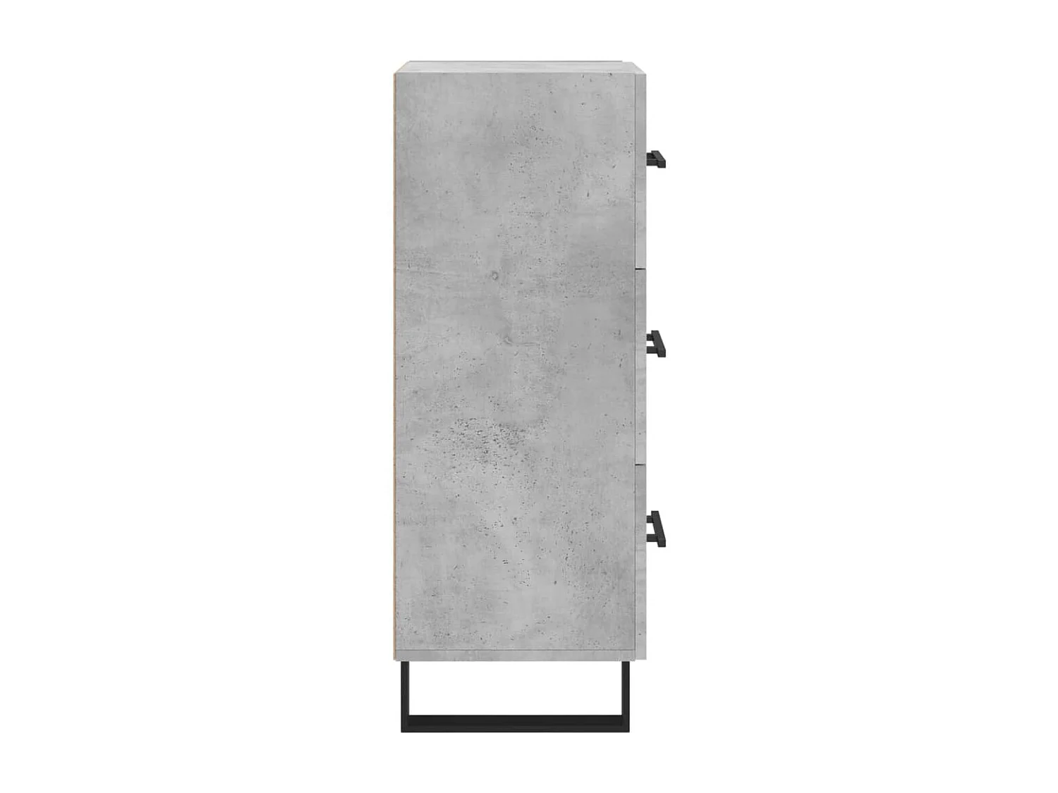 Buffet Gris béton 34,5x34x90 Bois d'ingénierie