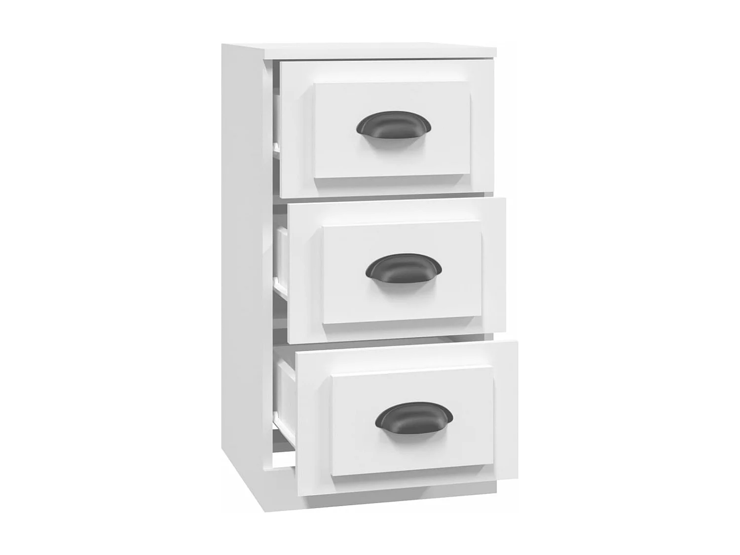 Buffet blanc 36x35,5x67,5 bois d'ingénierie