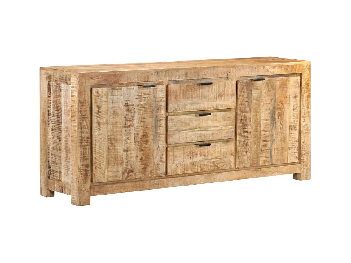 Buffet 175x40x75 Bois de manguier brut