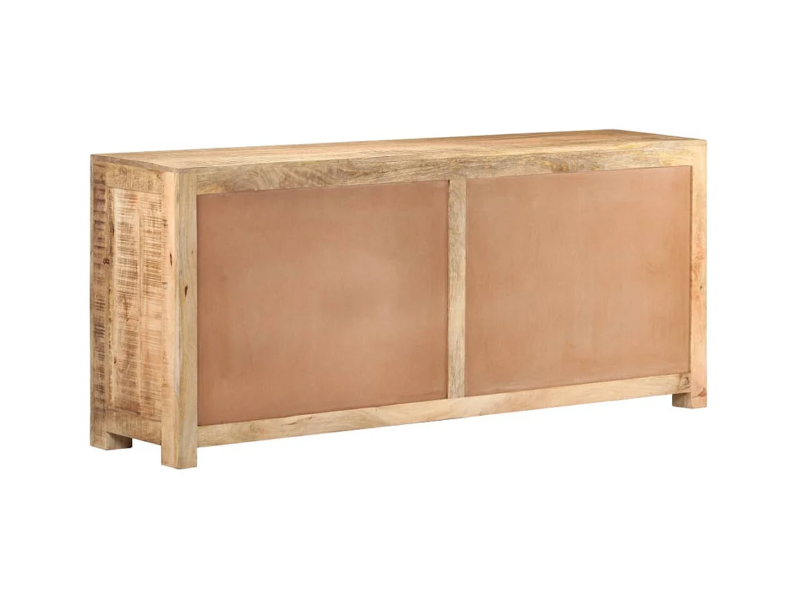 Buffet 175x40x75 Bois de manguier brut