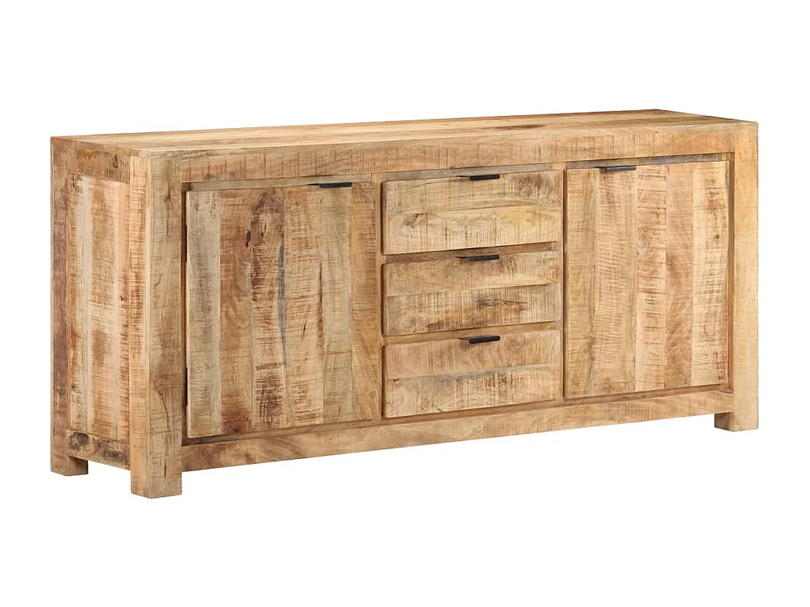 Buffet 175x40x75 Bois de manguier brut