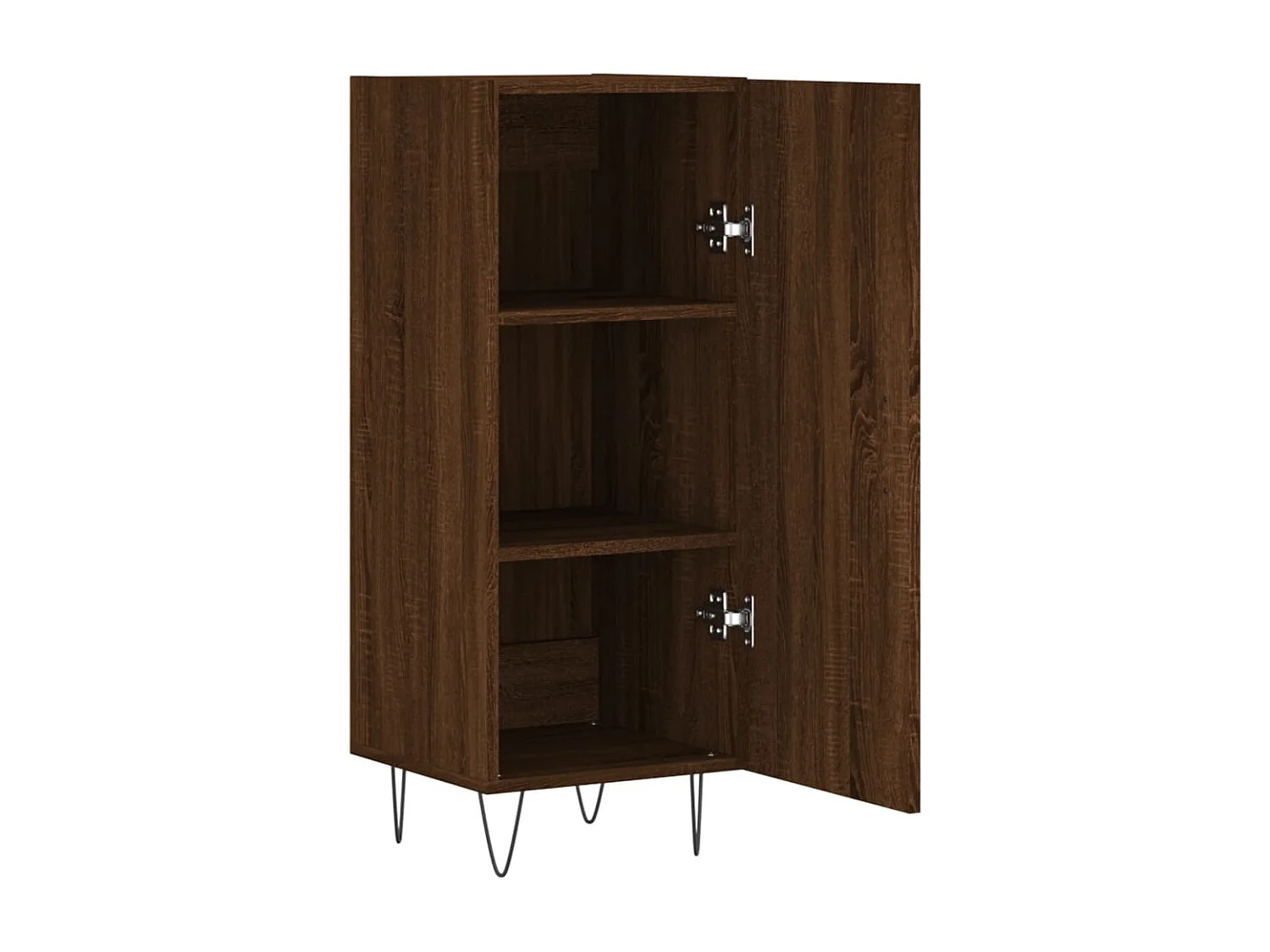 Buffet Chêne marron 34,5x34x90 Bois d'ingénierie