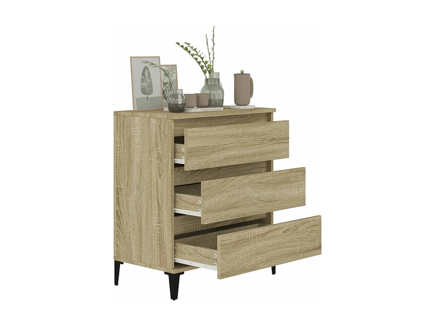 Buffet Chêne sonoma 60x35x70 Bois d'ingénierie