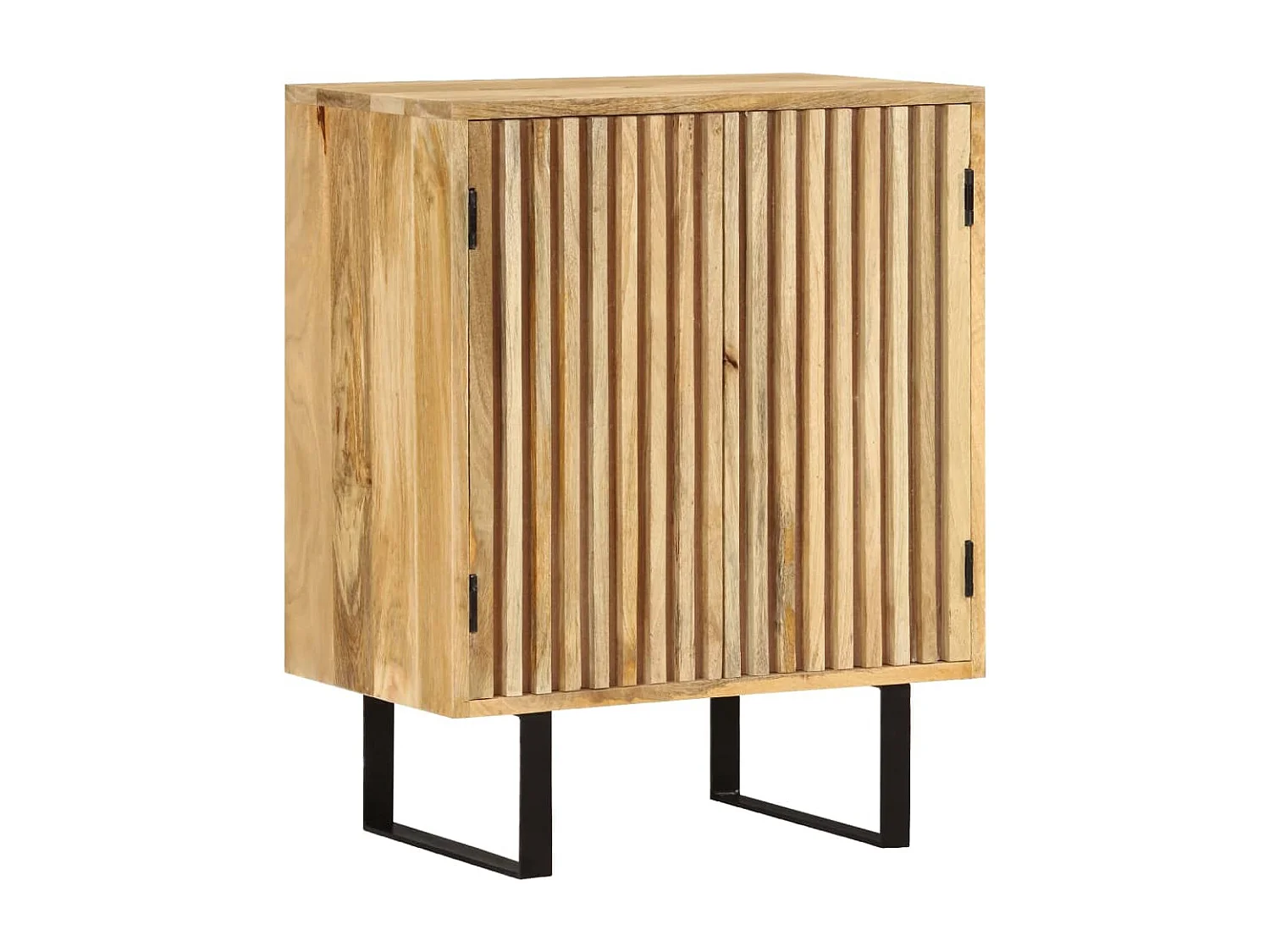 Buffet avec 2 portes 55x35x70 bois massif de manguier