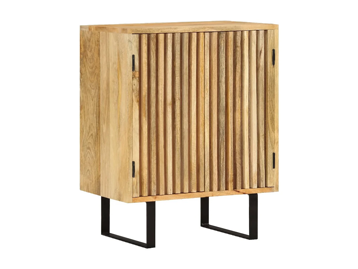 Buffet avec 2 portes 55x35x70 bois massif de manguier