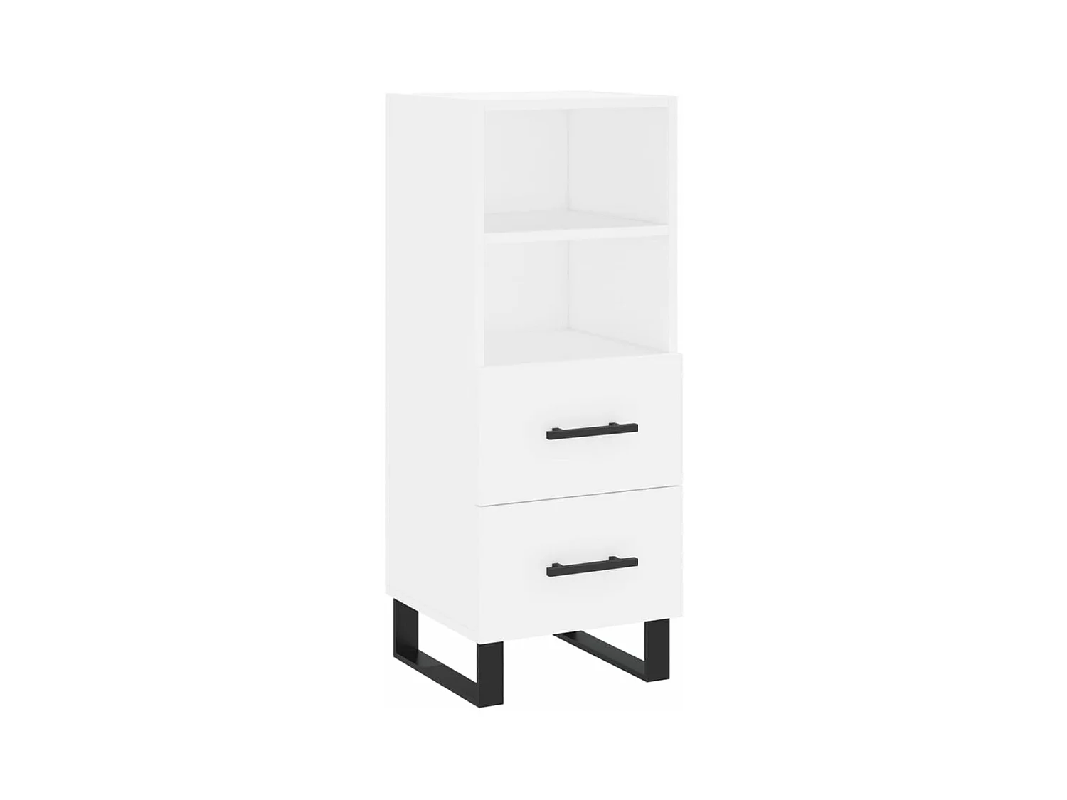 Buffet blanc 34,5x34x90 bois d'ingénierie