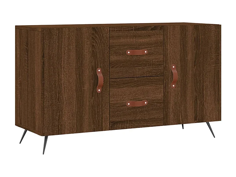 Buffet chêne marron 100x36x60 bois d'ingénierie