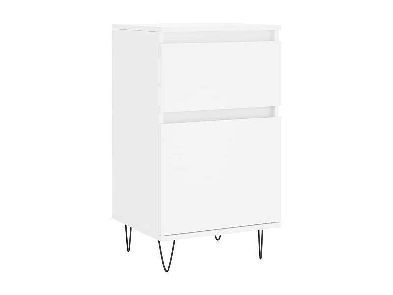 Buffet blanc 40x35x70 bois d’ingénierie