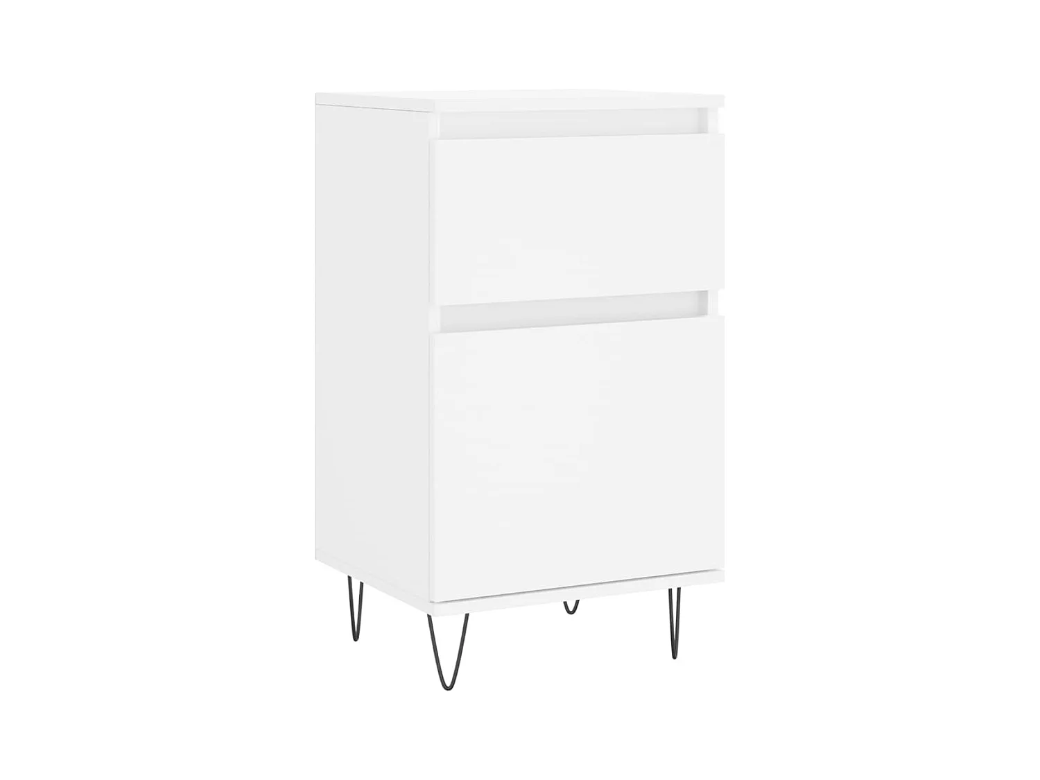 Buffet blanc 40x35x70 bois d’ingénierie