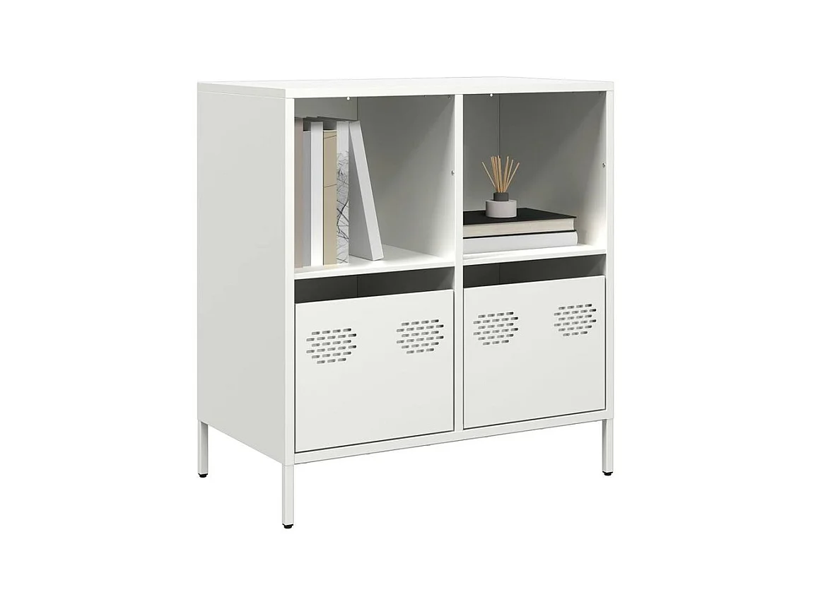 Buffet blanc 68x39x73,5 acier laminé à froid