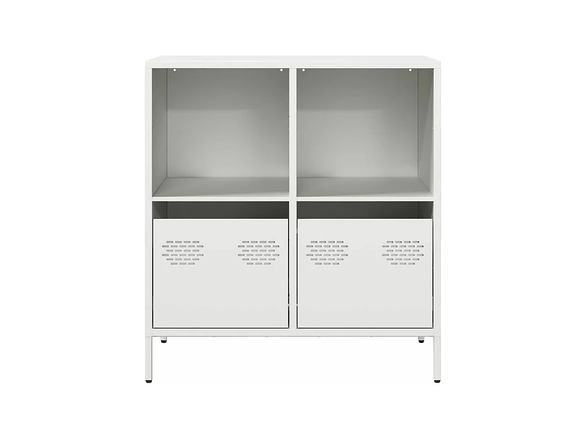 Buffet blanc 68x39x73,5 acier laminé à froid