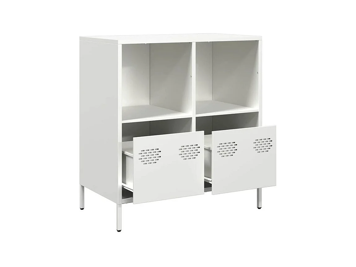 Buffet blanc 68x39x73,5 acier laminé à froid