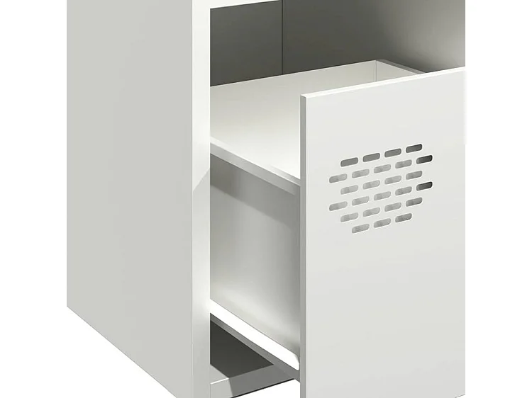 Buffet blanc 68x39x73,5 acier laminé à froid