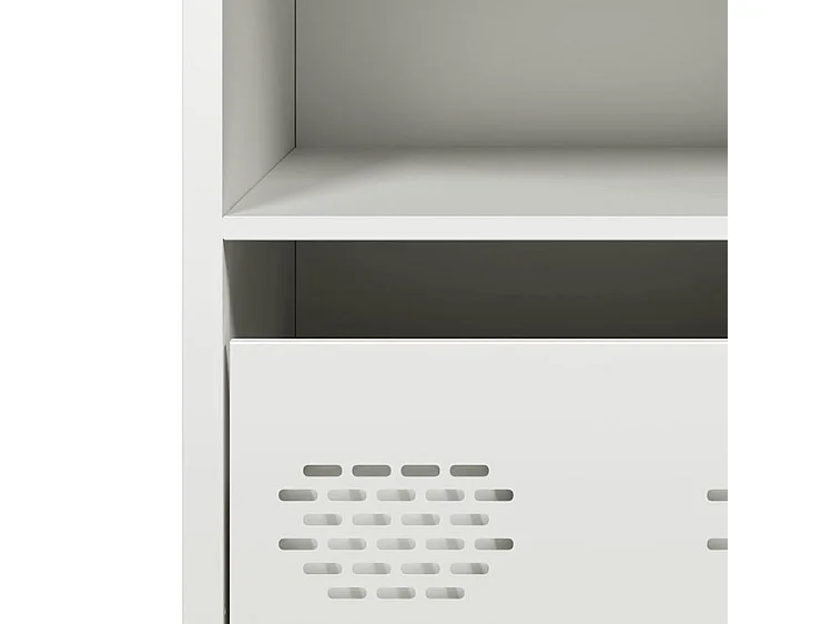 Buffet blanc 68x39x73,5 acier laminé à froid