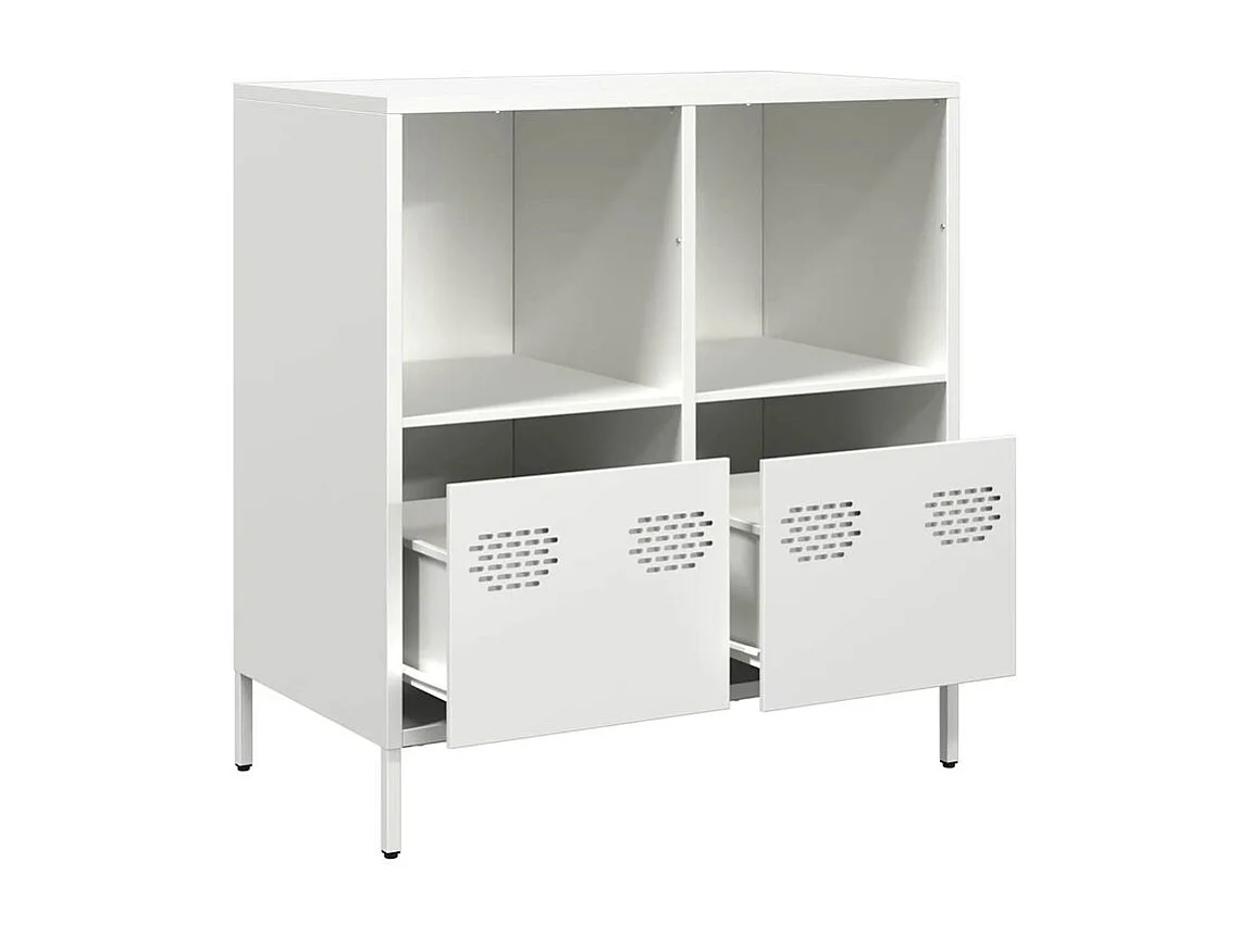 Buffet blanc 68x39x73,5 acier laminé à froid