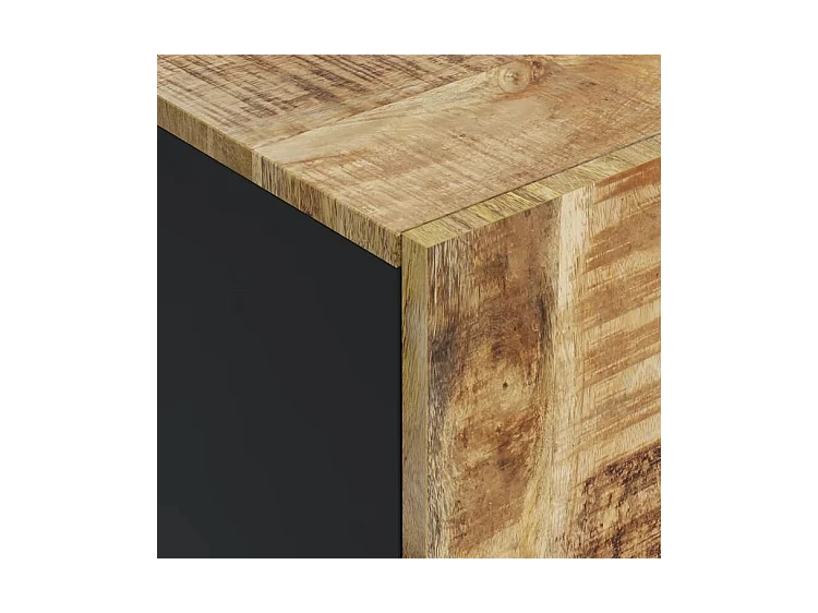 Buffet avec 4 portes 60x33x75 bois massif de manguier