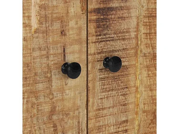 Buffet avec 4 portes 60x33x75 bois massif de manguier