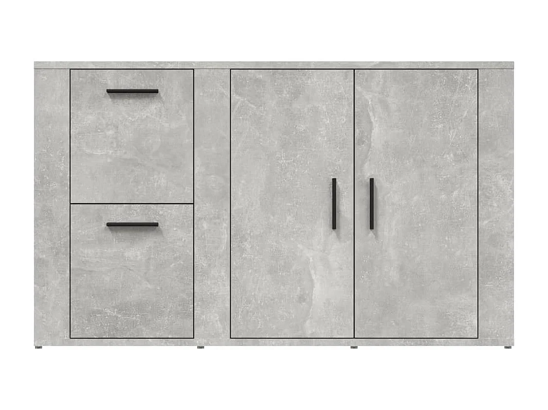 Buffet Gris béton 100x33x59,5 Bois d'ingénierie