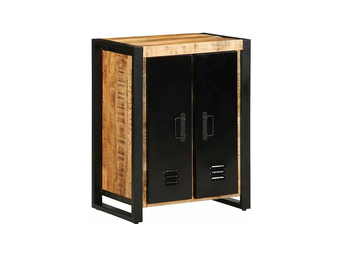 Buffet 55x35x70 bois de manguier brut massif