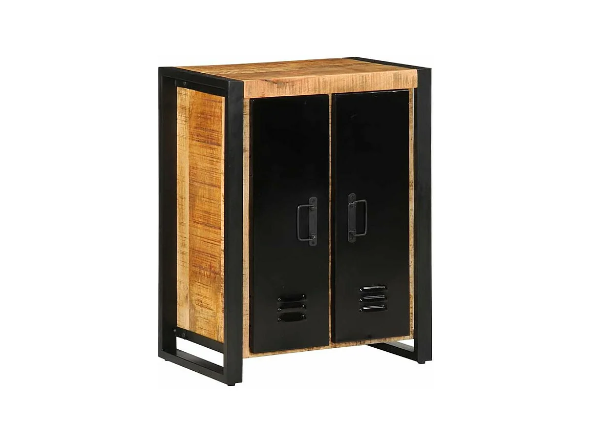 Buffet 55x35x70 bois de manguier brut massif