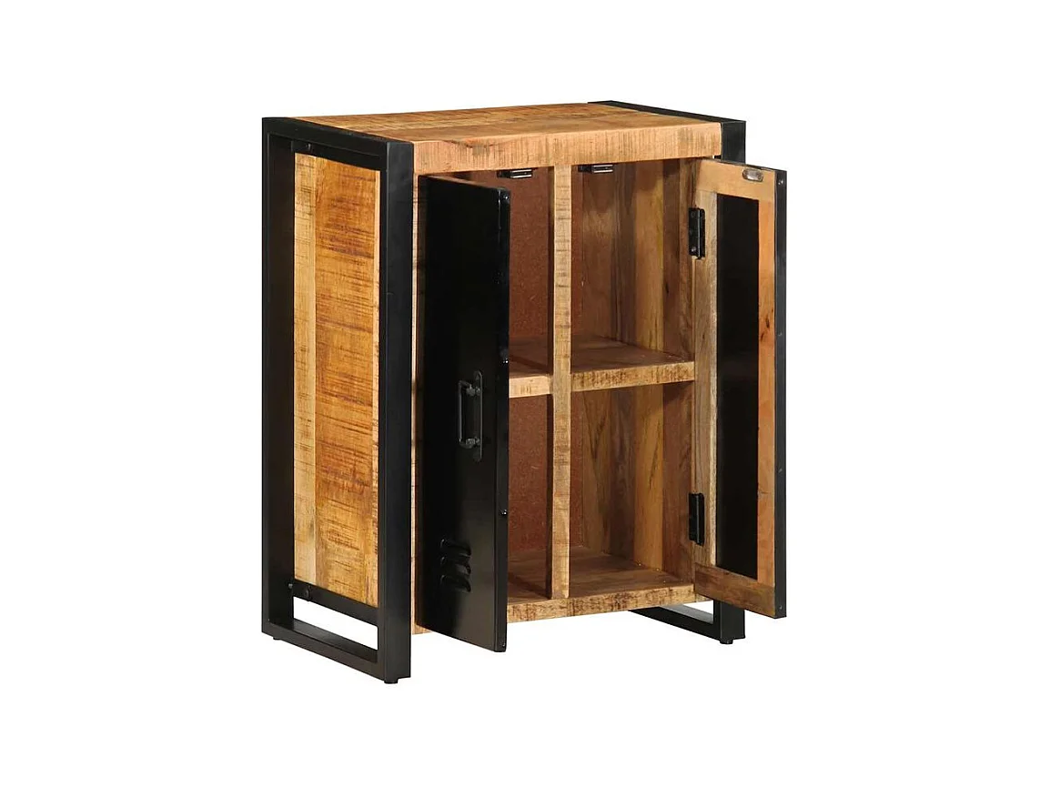 Buffet 55x35x70 bois de manguier brut massif