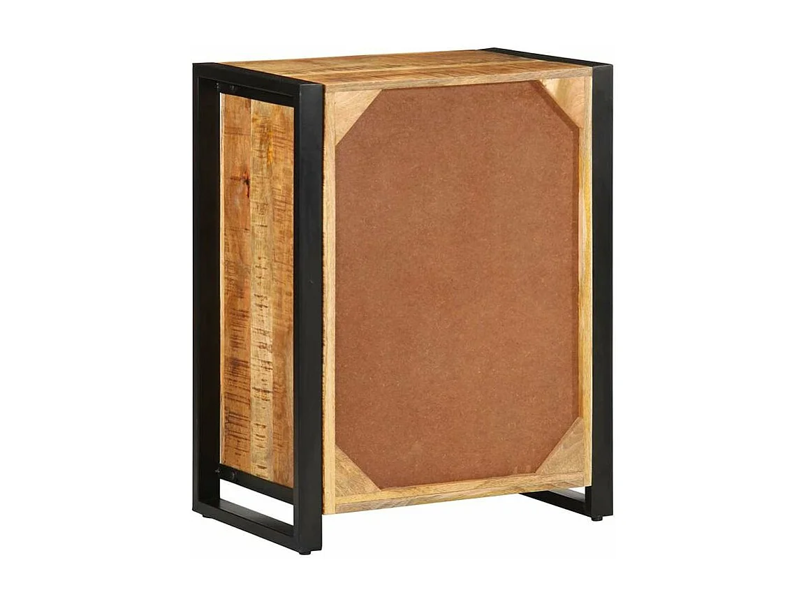 Buffet 55x35x70 bois de manguier brut massif