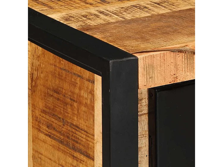 Buffet 55x35x70 bois de manguier brut massif