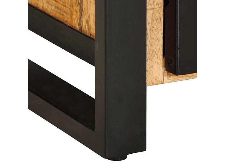 Buffet 55x35x70 bois de manguier brut massif