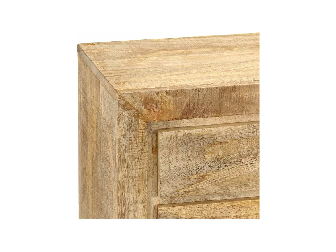 Buffet 5 tiroirs manguier massif clair Walker