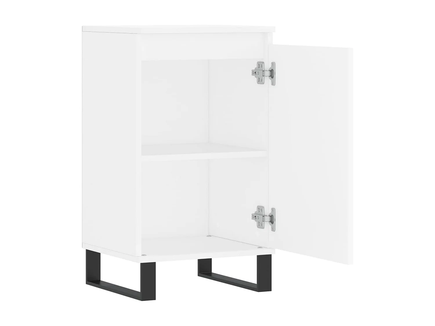 Buffets 2 pcs blanc 40x35x70 bois d’ingénierie