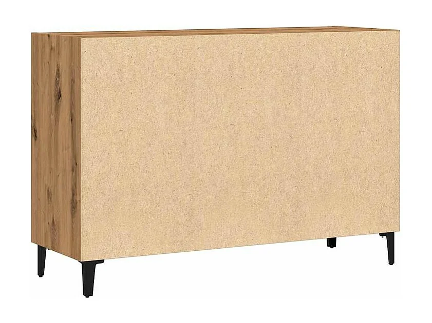 Buffet chêne artisanal 103,5x35x70 bois d'ingénierie