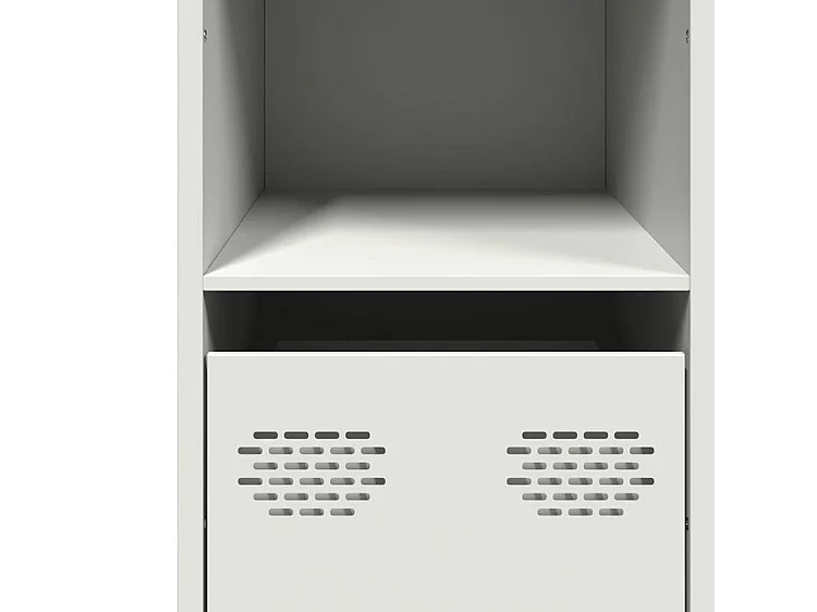 Buffet blanc 101,5x39x73,5 acier laminé à froid