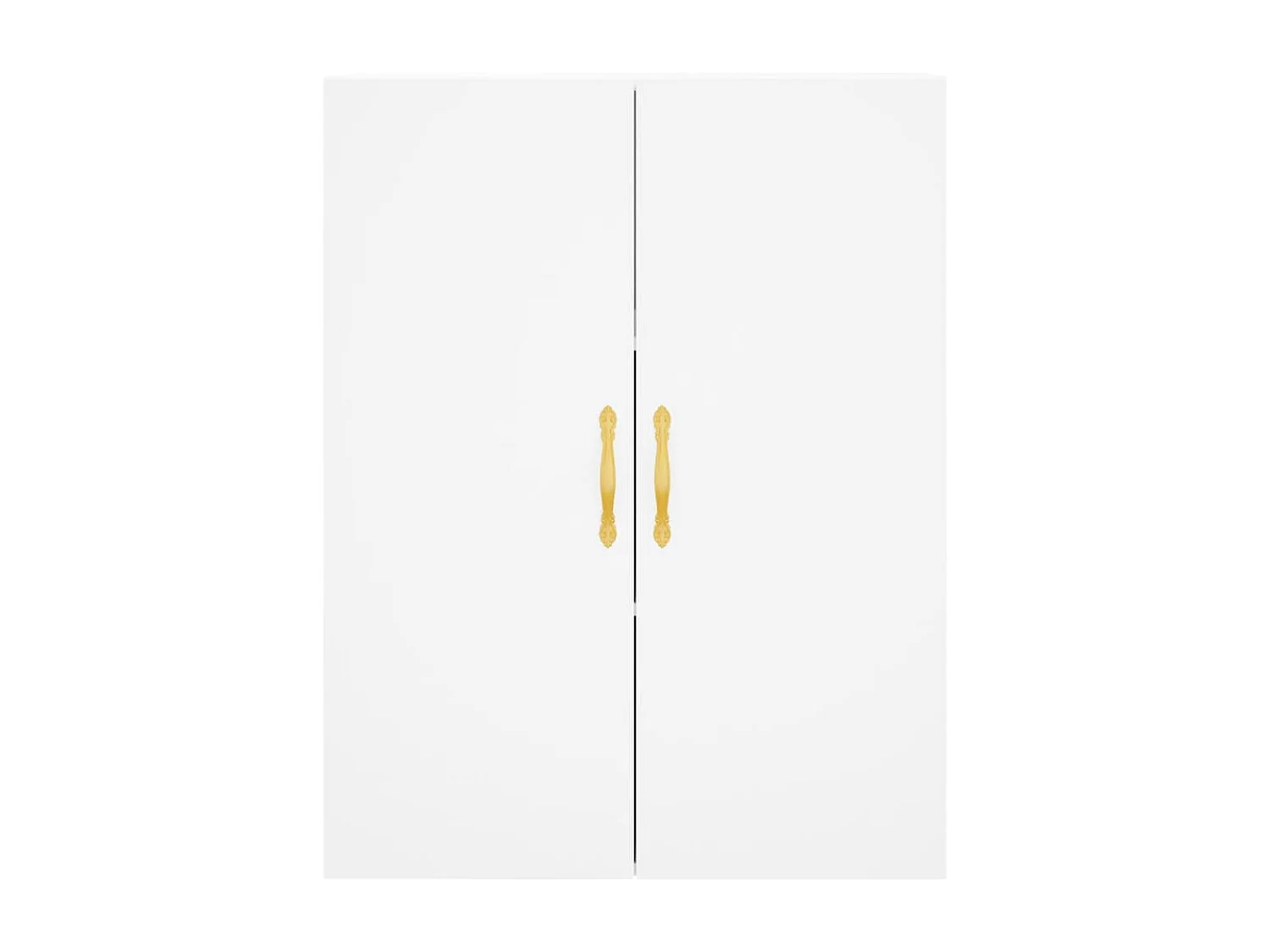 Armoires murales 2 pcs blanc 69,5x34x90
