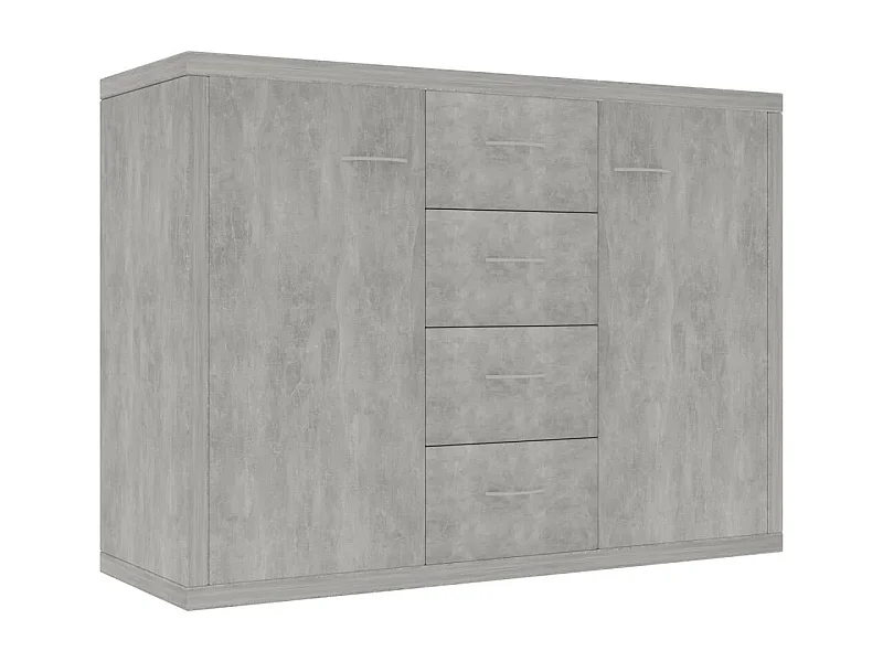 Buffet Gris béton 88x30x65