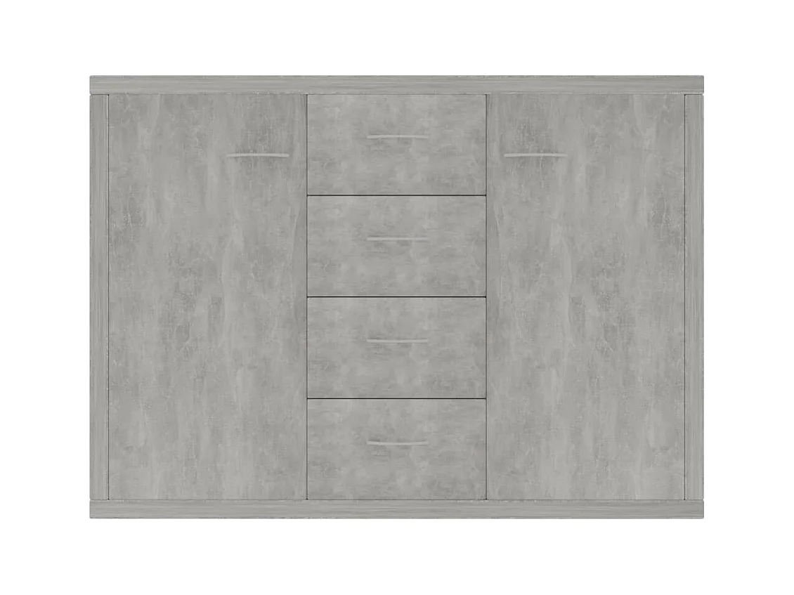 Buffet Gris béton 88x30x65