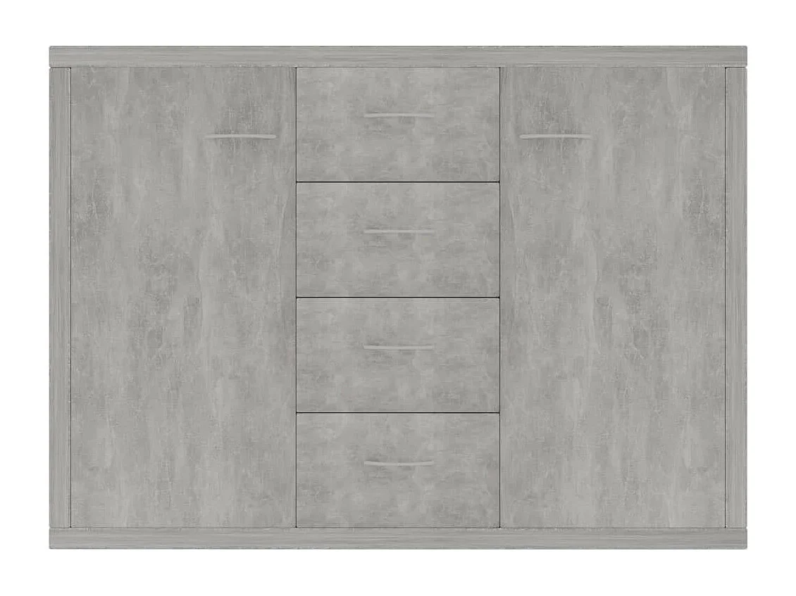 Buffet Gris béton 88x30x65