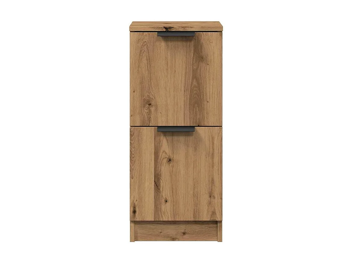 Buffets 2 pcs chêne artisanal 30x30x70 bois d'ingénierie