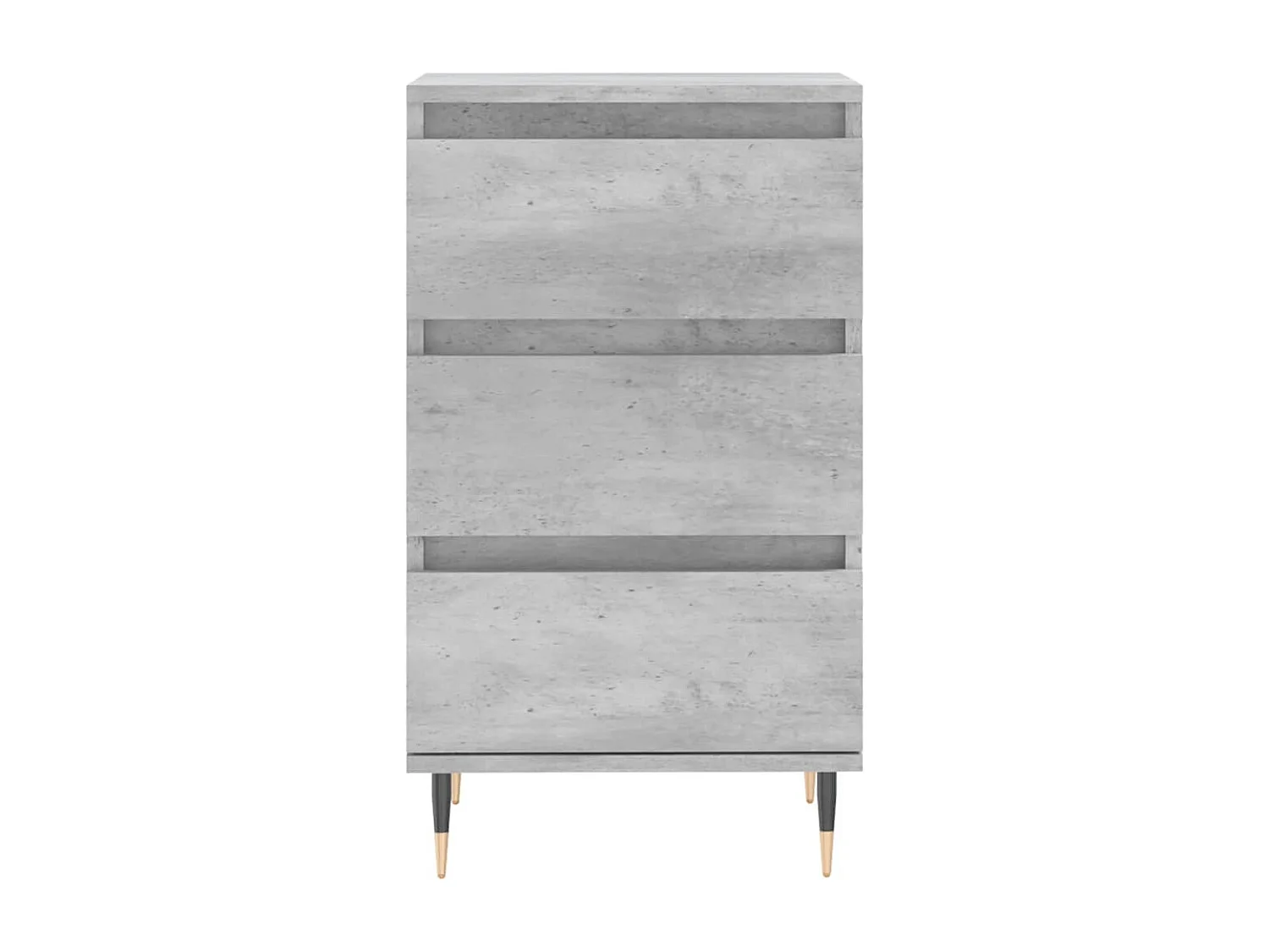 Buffet gris béton 40x35x70 bois d'ingénierie