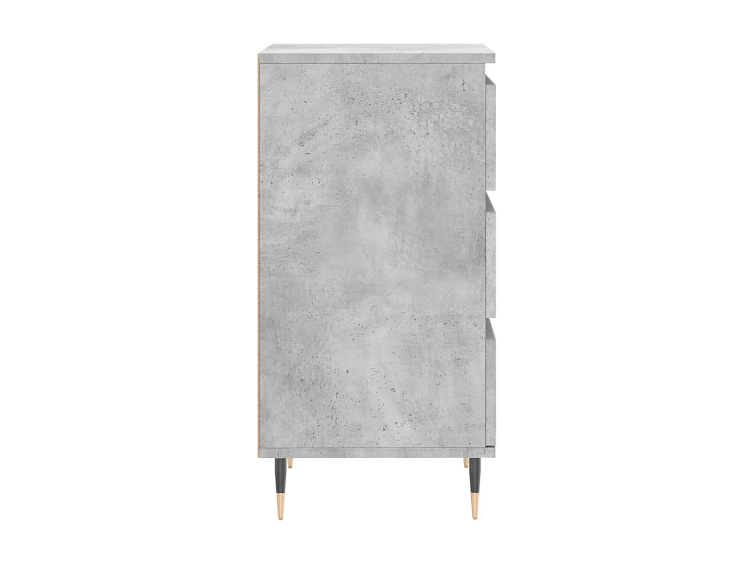 Buffet gris béton 40x35x70 bois d'ingénierie