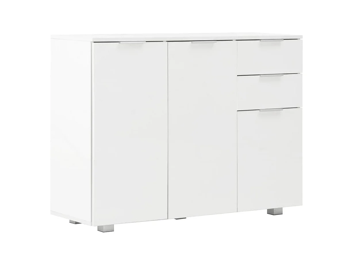 Buffet Blanc brillant 107 x 35x76