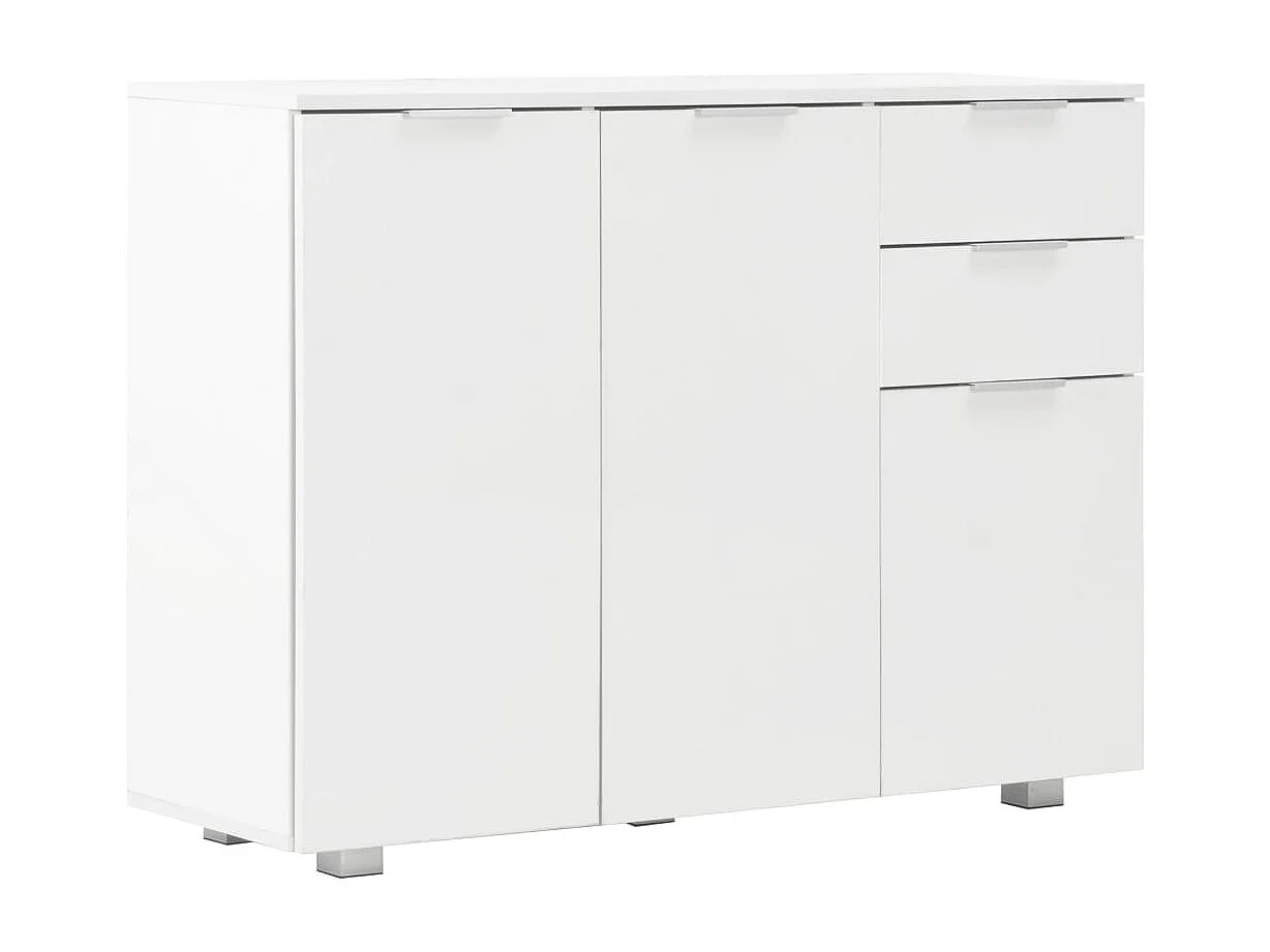 Buffet Blanc brillant 107 x 35x76