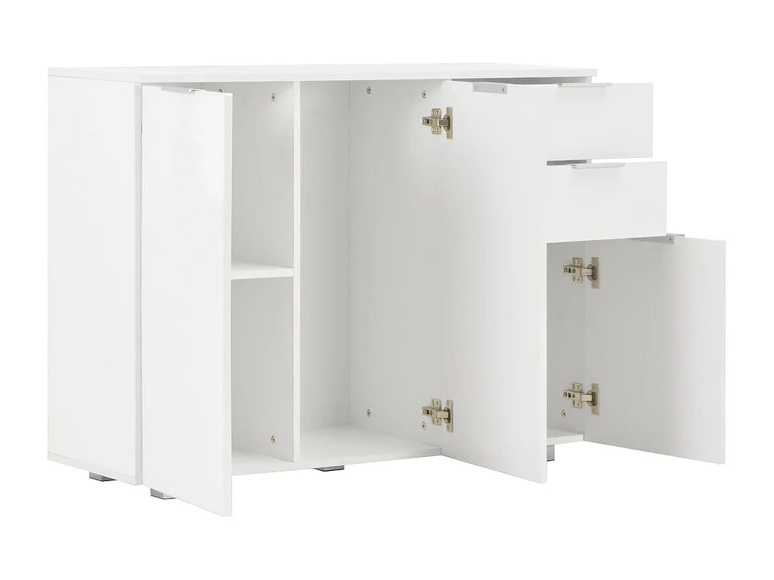 Buffet Blanc brillant 107 x 35x76