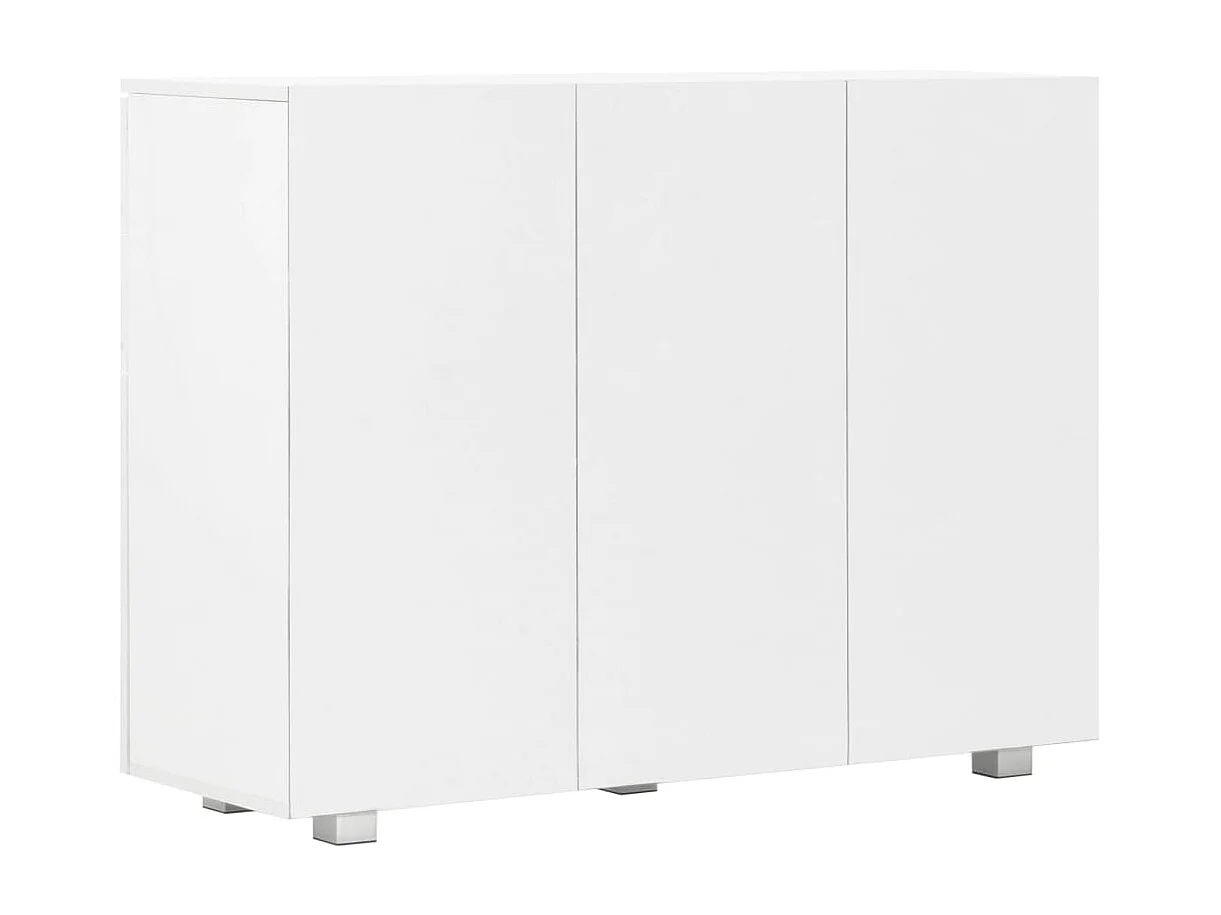 Buffet Blanc brillant 107 x 35x76