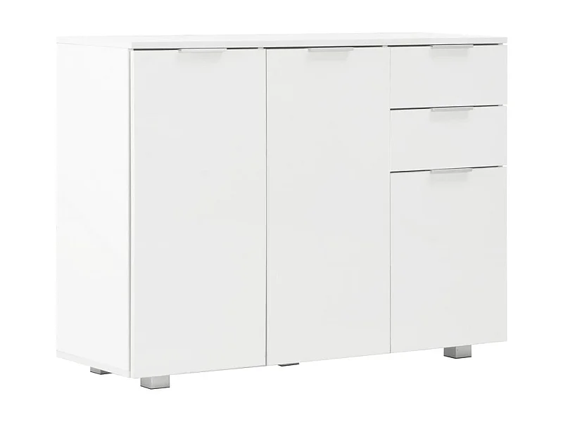 Buffet Blanc brillant 107 x 35x76