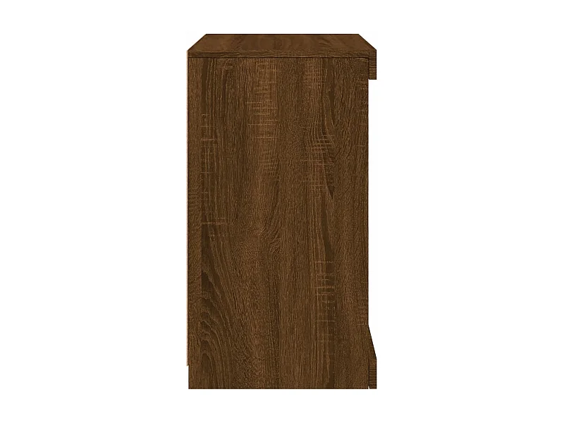 Buffet avec lumières LED chêne marron 41x37x67