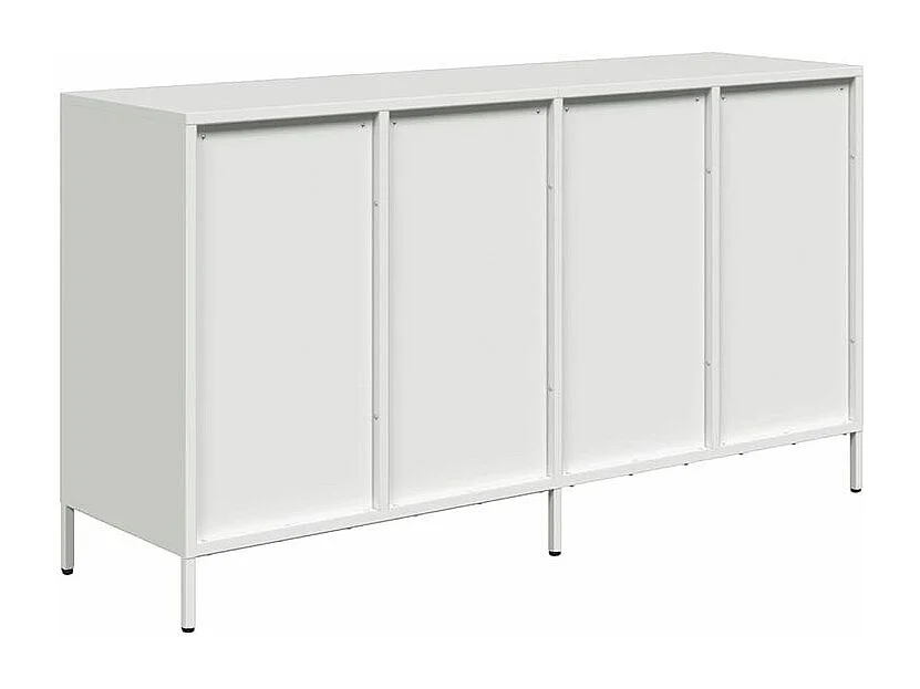 Buffet blanc 135x39x73,5 acier laminé à froid