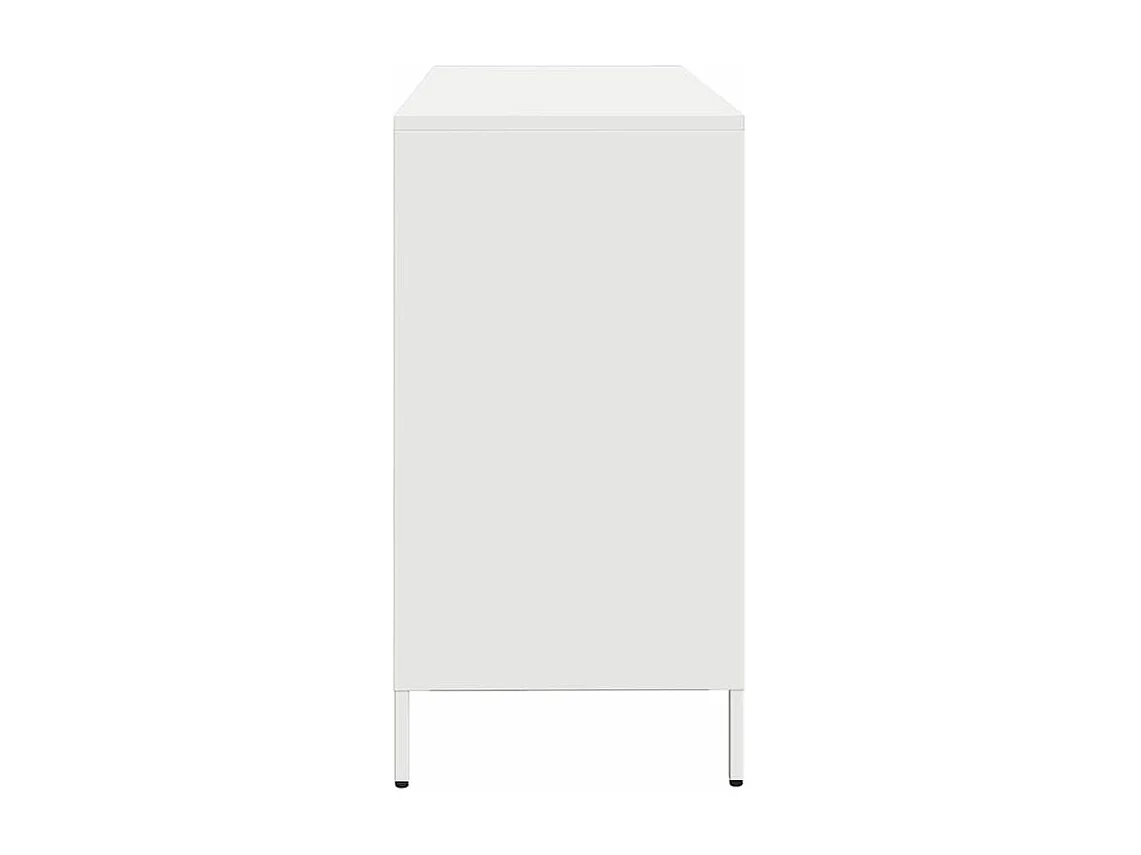 Buffet blanc 135x39x73,5 acier laminé à froid