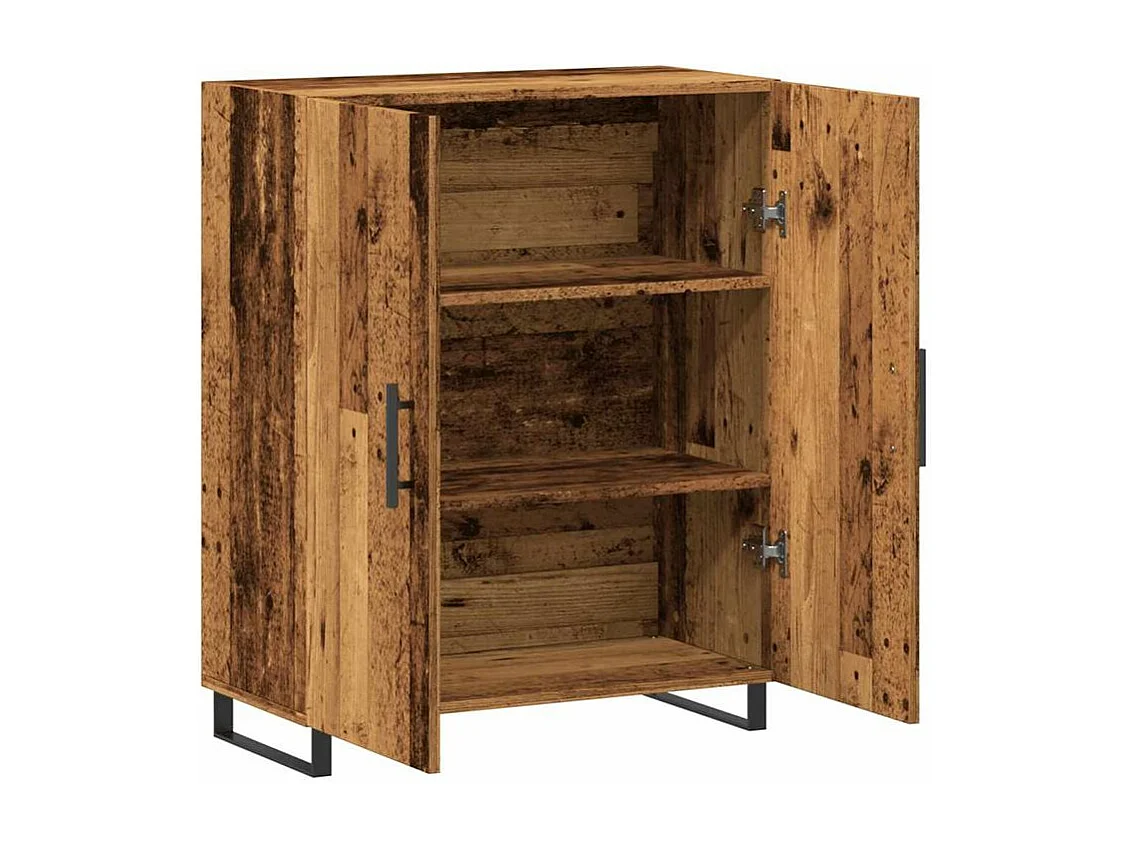 Buffet vieux bois 69,5x34x90 bois d'ingénierie