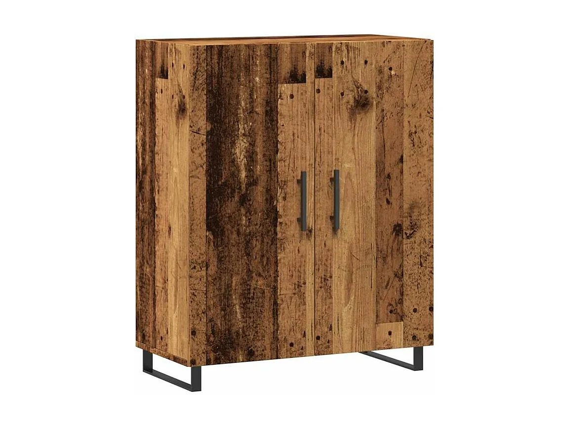 Buffet vieux bois 69,5x34x90 bois d'ingénierie